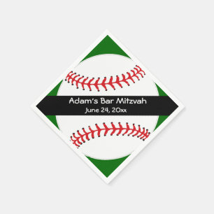 Baseball Design Paper Napkins