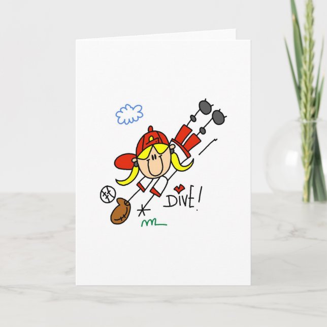 Baseball Diving Catch Card (Front)