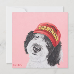 Baseball Doodle Note Card