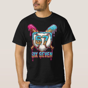 Baseball Drip 67 Meme — Player 6-7 / Six Seven T-Shirt