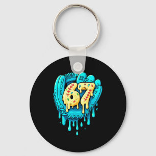 Baseball Drip 6 7 Number 67 Six Seven Meme Mens Bo Key Ring