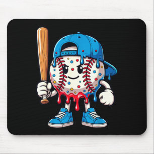 Baseball Drip Baseball Life Style 101 Apparel Yout Mouse Pad