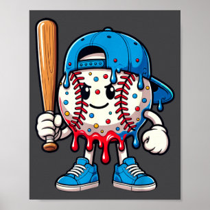 Baseball Drip Baseball Life Style 101 Apparel Yout Poster