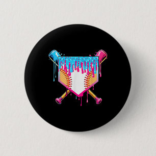 Baseball Drip Boy Ice Cream Sprinkle Youth Basebal 6 Cm Round Badge