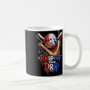 Baseball Drip Boys Home Plate Respect The Drip 4th Coffee Mug