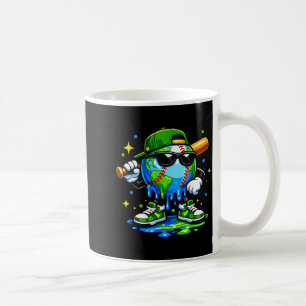 Baseball drip earth day ice cream sport youth boy coffee mug