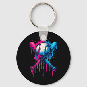 Baseball Drip For Boys Ice Cream Drip Toddler Boys Key Ring