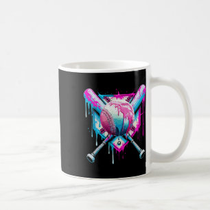Baseball Drip For Boys Ice Cream Drip Youth Funny Coffee Mug