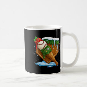Baseball Drip Funny Christmas Baseball Player Matc Coffee Mug