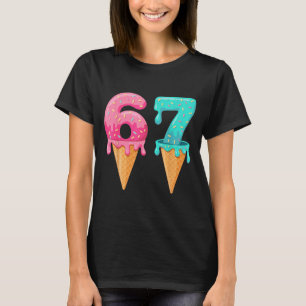 Baseball Drip Ice Cream 67 Baseball Lifestyle 101  T-Shirt