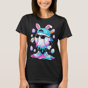 Baseball drip ice cream apparel youth boy happy T-Shirt