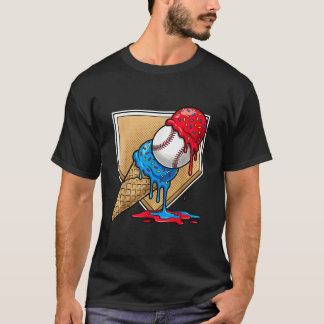 Baseball Drip Ice Cream Apparel Youth Drip Basebal T-Shirt