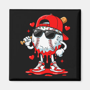 Baseball Drip Ice Cream Sungles Boys Youth Kids Va Magnet