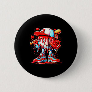 Baseball Drip Icecream Apparel Youth Boy Valentine 6 Cm Round Badge