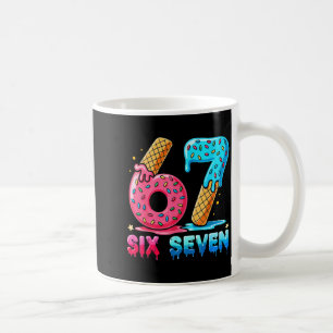 Baseball Drip Number 67 Player Or 67th Birthday  Coffee Mug