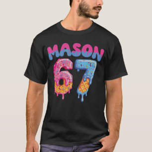 Baseball Drip Number 67 Player Or 67th Birthday T-Shirt