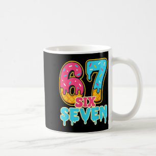 Baseball Drip Number 67 Player Trendy 6 7 Meme Fun Coffee Mug