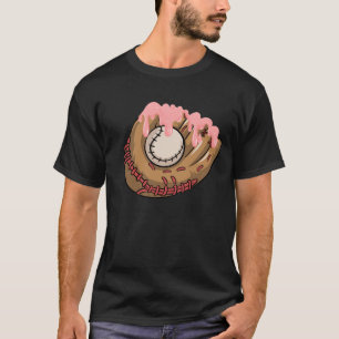 Baseball Drip Sprinkles Baseball Glove Drip T-Shirt