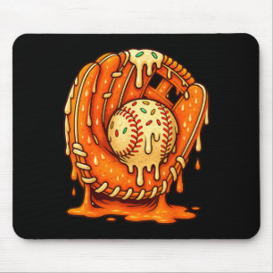 Baseball Drip Team For Boys Ice Cream Cool Mouse Pad