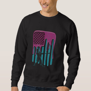 Baseball Dripping Kids Drip Boys USA Ice Cream Ame Sweatshirt