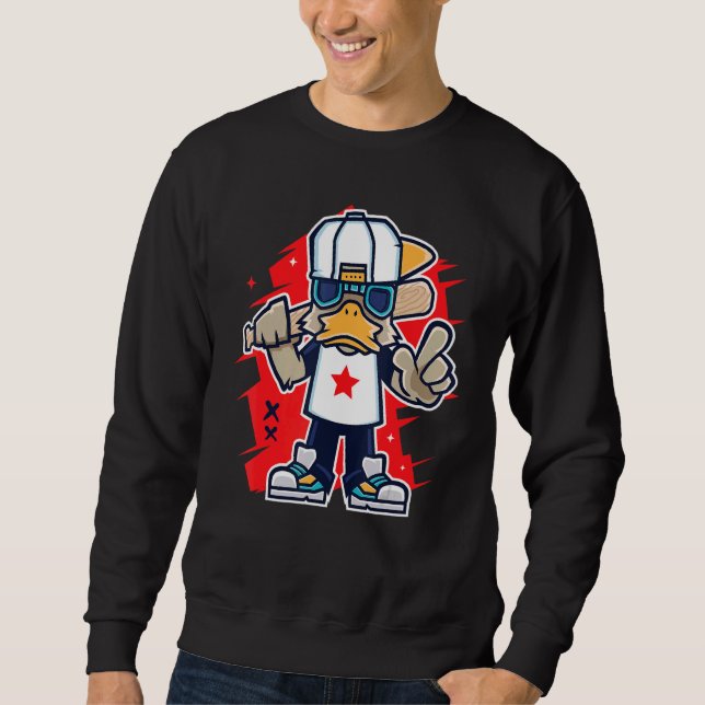 baseball duck sweatshirt (Front)