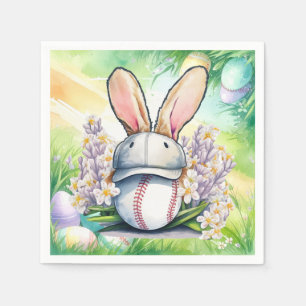 Baseball Easter themed Napkin