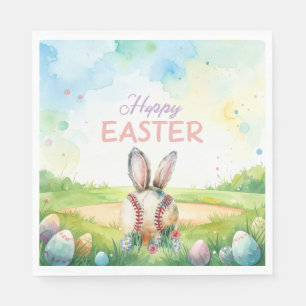 Baseball Easter themed Napkin