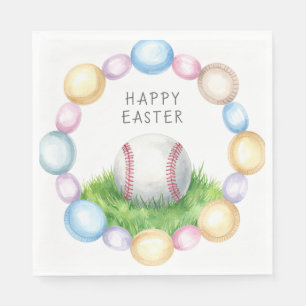 Baseball Easter themed Napkin