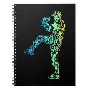 Baseball Elements Sport Baseball Player Notebook