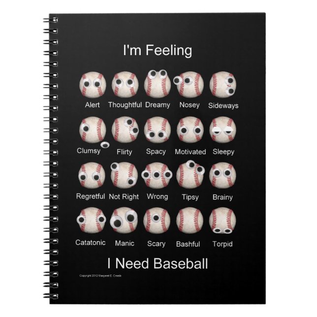 Baseball Emotions Notebook (Front)