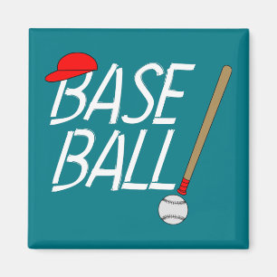 Baseball Exclamation Magnet