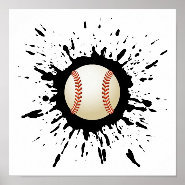 Baseball Explosion Poster (Front)
