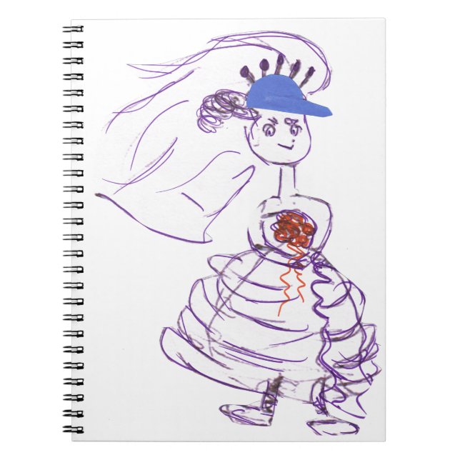 Baseball Fan Bride Notebook (Front)