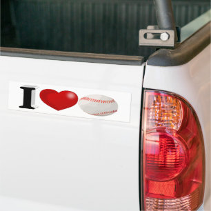 Baseball Fan Bumper Sticker