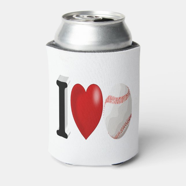 Baseball Fan  Can Cooler (Can Back)