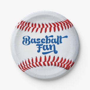 Baseball Fan Paper Plate