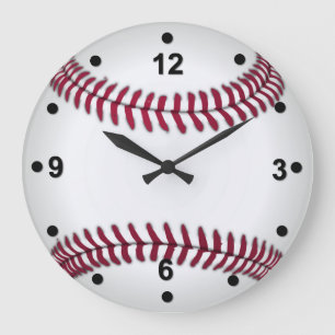 Baseball Fan Wall Clock
