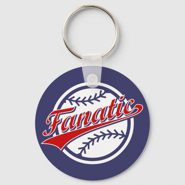 Baseball Fanatic Key Ring (Front)