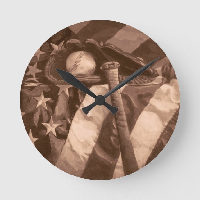 Baseball Fan's Clock (Front)