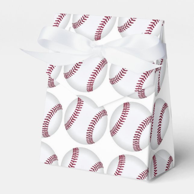 Baseball Favour Box (Front Side)