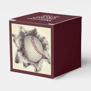 Baseball  favour box