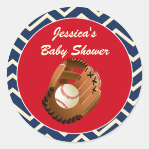 Baseball Favour Stickers