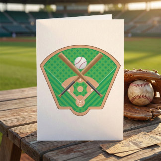 Baseball Field Greeting Cards