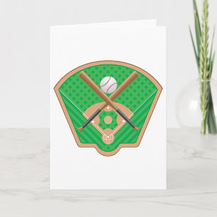 Baseball Field Greeting Cards