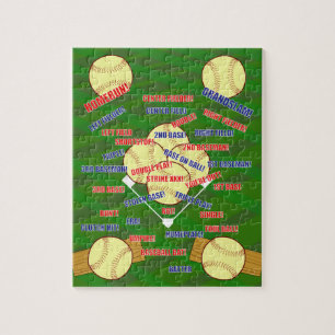 BASEBALL FIELD JIGSAW PUZZLE