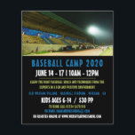 Baseball Field Landscape, Baseball Camp Advert Flyer<br><div class="desc">Baseball Field Landscape,  Baseball Camp Advertising Flyers By The Business Card Store.</div>