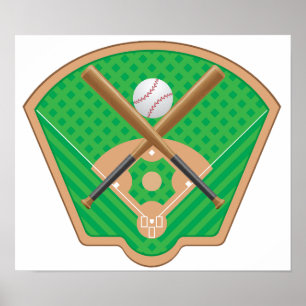 Baseball Field Poster