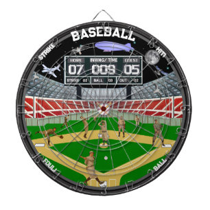 Baseball Field Starry Nights Stadium House Dartboard