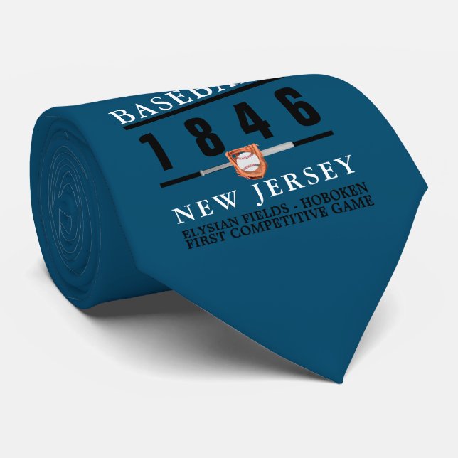 Baseball, First Competitive Game Tie (Rolled)