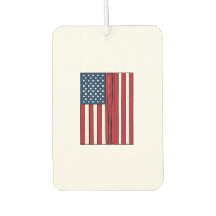 Baseball Flag Distressed Vintage Vector Design_1 Car Air Freshener